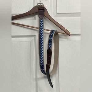 Urban Pipeline - Whale Pattern Canvas Belt